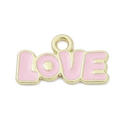 Valentine's Day Alloy Enamel Pandants
