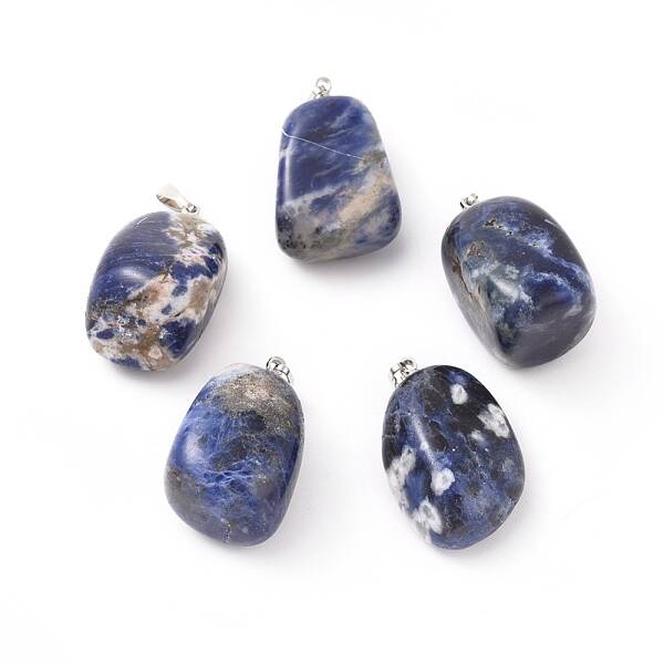 Natural Sodalite Pendants
