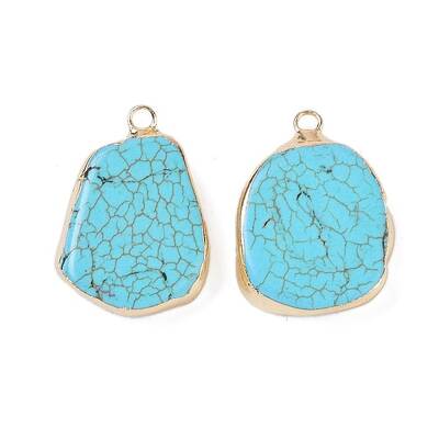 Synthetic Turquoise Pendants