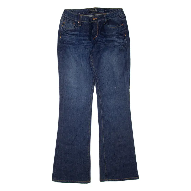 7 FOR ALL MANKIND Womens Jeans Blue Regular Flared W31 L35