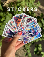 Tarot Card Waterproof Vinyl Sticker