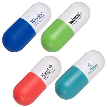 150 Customized Capsule - Stress Reliever - Polyurethane