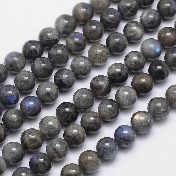 Natural Labradorite Round Bead Strands