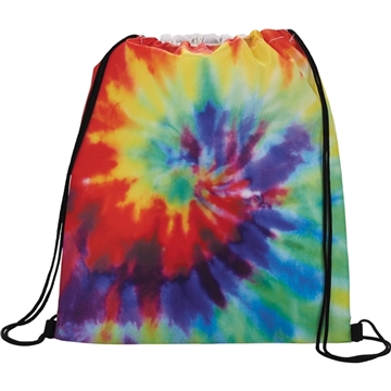 200 Customized Tie Dye Drawstring Bag