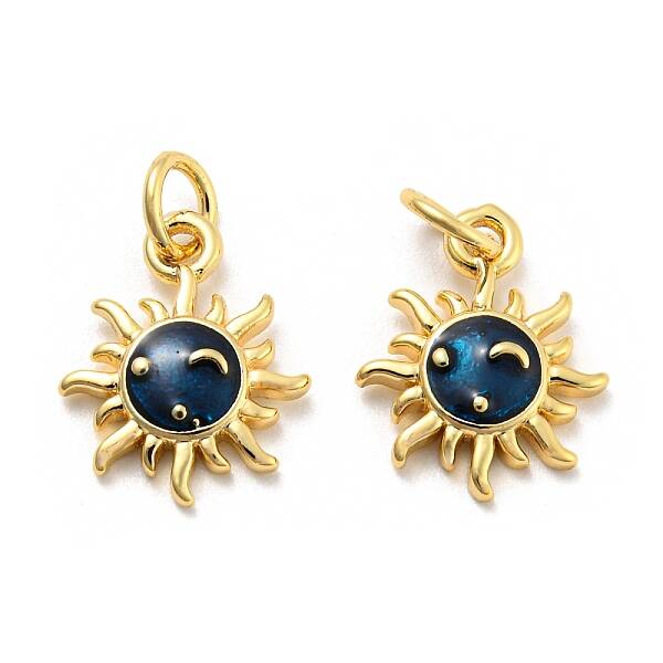 Brass Enamel Pendants
