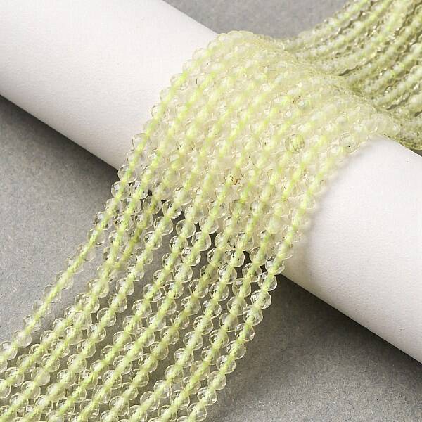Natural Lemon Quartz Beads Strands