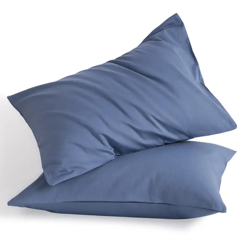 NTBAY 2Pcs Cotton Pillowcases - Envelope Closure Pillowcases Set of 2, Breathable and Soft Bed Pillow Cases, Back to School, ...