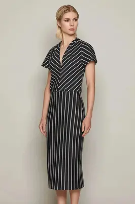 Camille Dress (Black and White) | size: XS