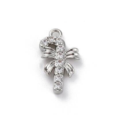 Christmas Series Brass Micro Pave Cubic Zirconia Pendants