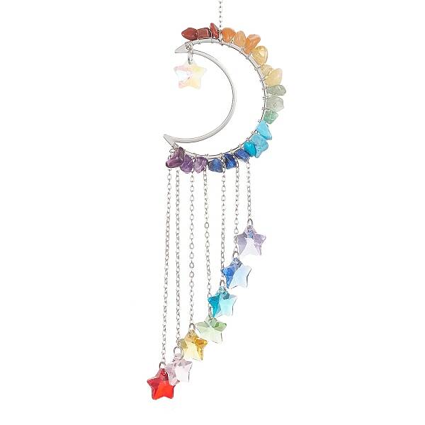 Glass Star Pendant Decoration