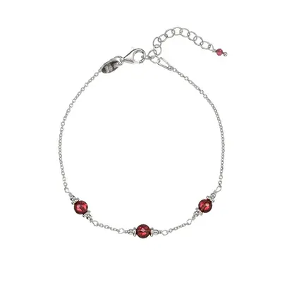 Alisia Bracciale In Argento Con Perle Di Granato Al4899-Argento-Granato