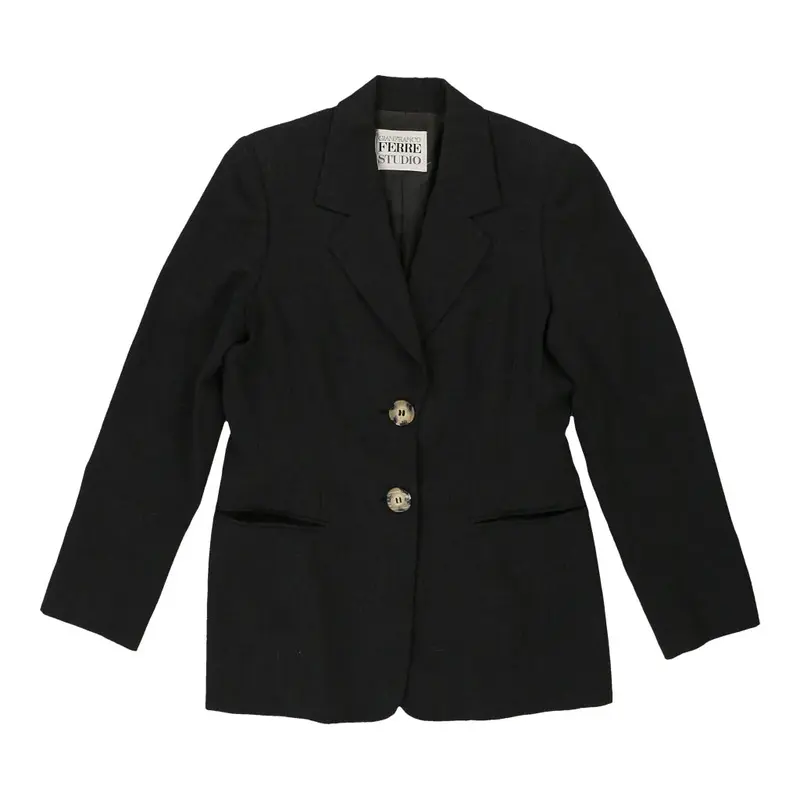 Gianfranco Ferre Studio Jacket - Medium Black Cotton | Size: medium