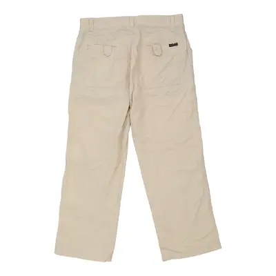 Jeep Trousers - 32W 28L Beige Cotton Blend