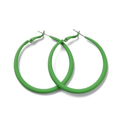 Alloy Big Hoop Earrings for Women