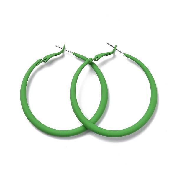 Alloy Big Hoop Earrings for Women