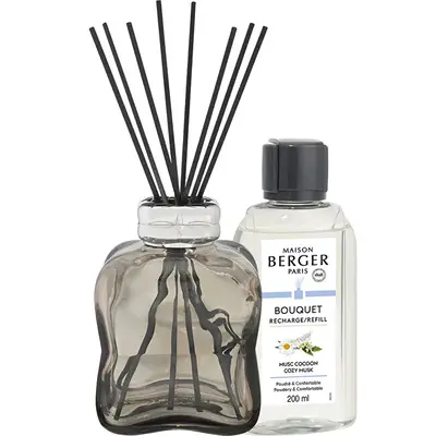 Maison Berger Paris Set Regalo Diffusore Di Aromi Cosy Brown + Ricarica Cozy Musk 200 Ml