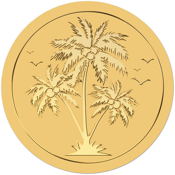 Self Adhesive Gold Foil Embossed Stickers