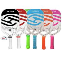 HTPICK Reaction Pro Pickleball Paddle T700 Carbon Fiber Surface USAPA Approved MX-1000 14mm