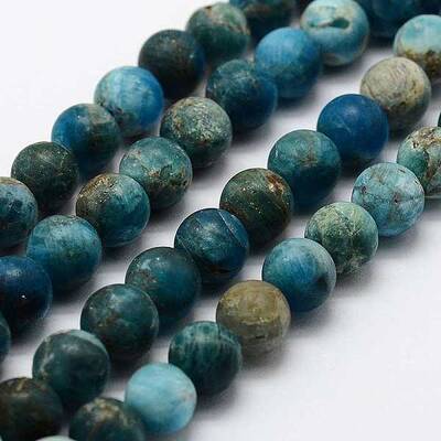 Natural Apatite Beads Strands