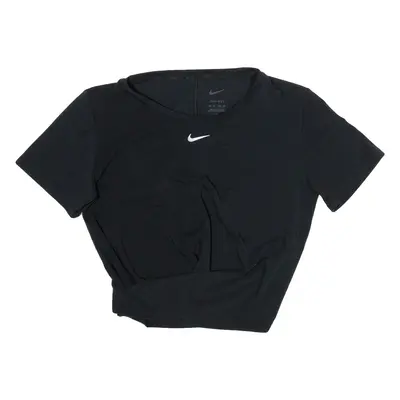 NIKE Womens T-Shirt Black XS