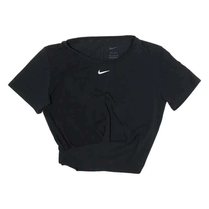NIKE Womens T-Shirt Black XS