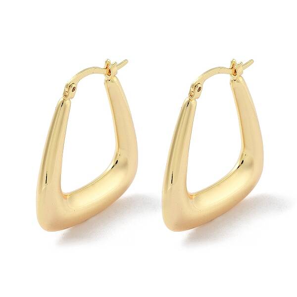 Brass Hoop Earrings