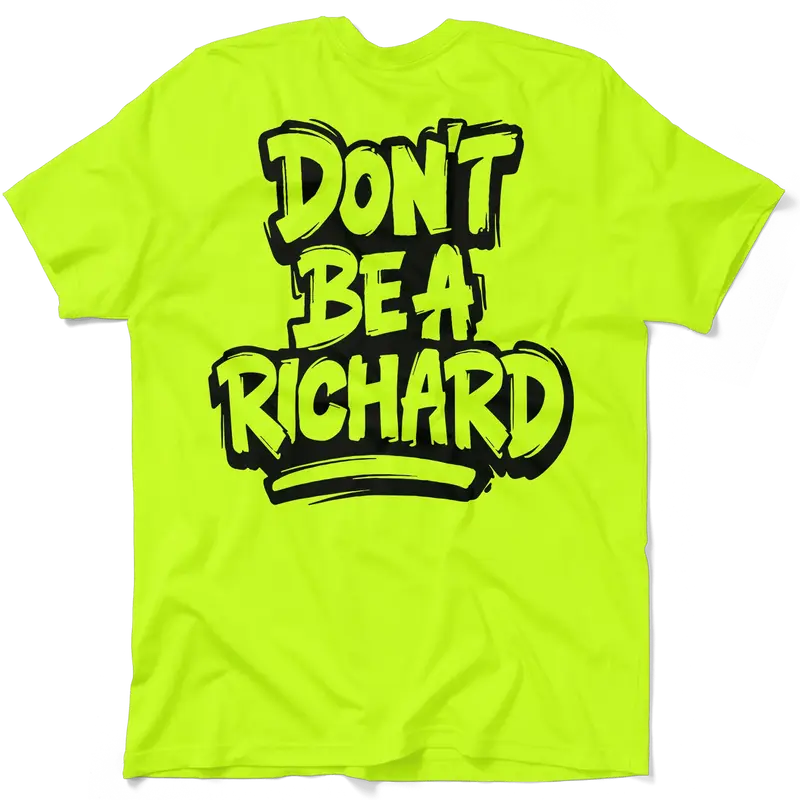 Richard  - Safety Yellow T-Shirt