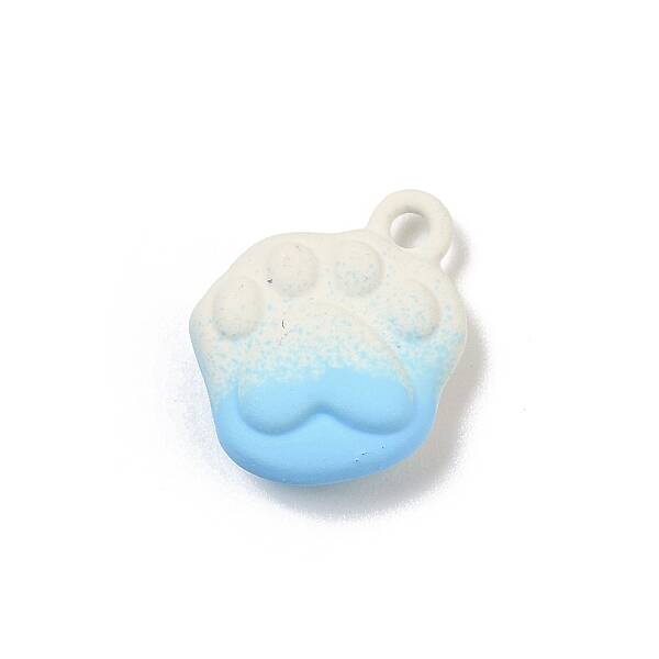 Spray Painted Alloy Pendants