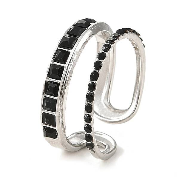 304 Stainless Steel Open Cuff Ring for Women