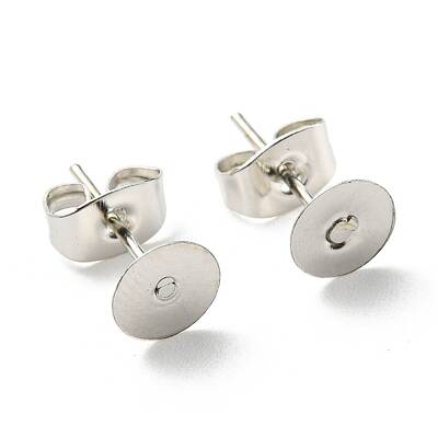 Iron Stud Earring Findings