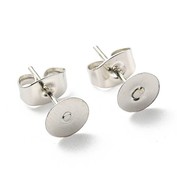 Iron Stud Earring Findings