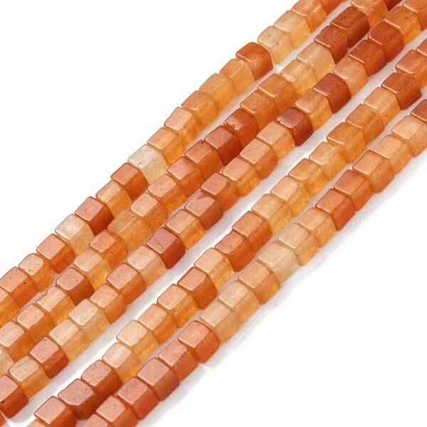 Natural Red Aventurine Beads Strands