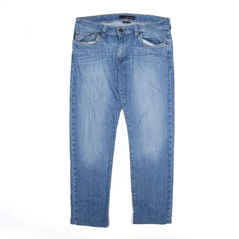 CALVIN KLEIN Jeans Blue Denim Regular Skinny Womens W32 L27