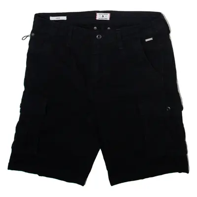 JACK&JONES Mens Cargo Shorts Black M W32