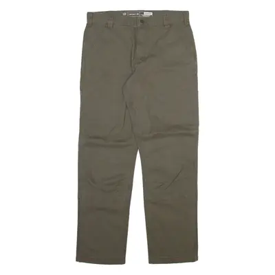 CARHARTT Mens Trousers Grey Relaxed Straight W34 L32