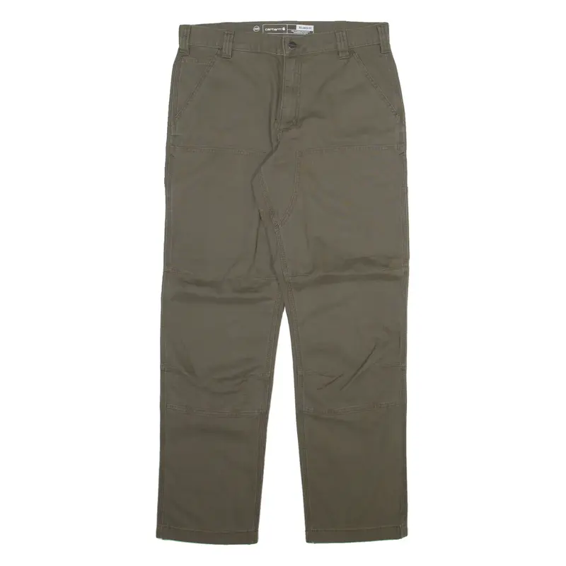 CARHARTT Mens Trousers Grey Relaxed Straight W34 L32
