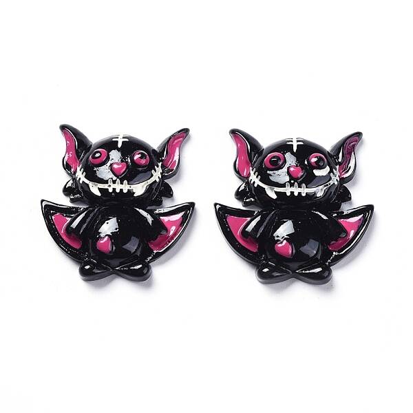 Halloween Theme Opaque Resin Cabochons