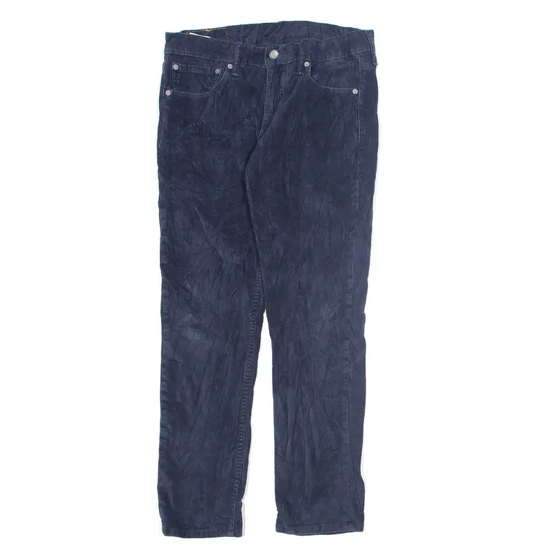 LEVI'S 511 Trousers Blue Regular Straight Mens W32 L26