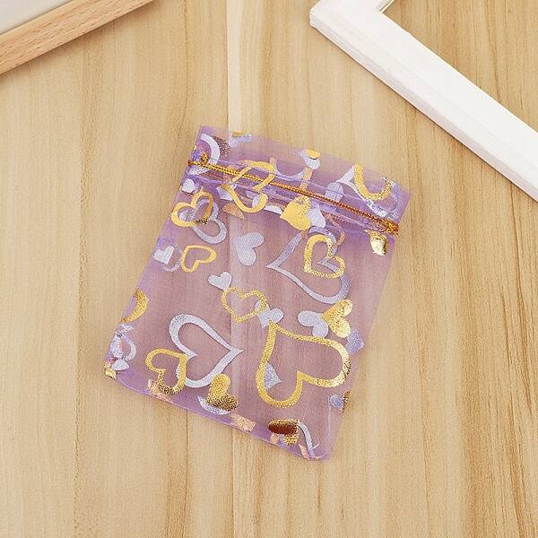 Rectangle Organza Drawstring Gift Bags