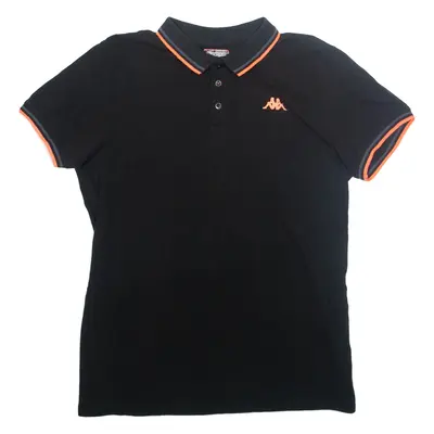 KAPPA Mens Polo Shirt Black 2XL