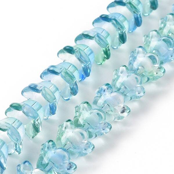Transparent Glass Beads Strands