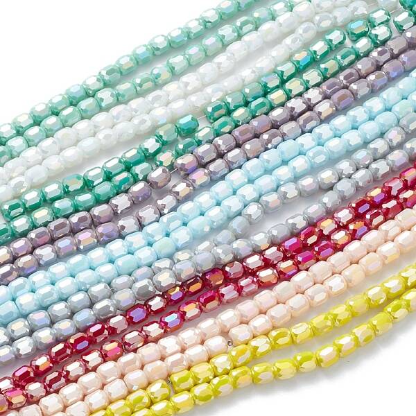 Electroplate Glass Beads Strands