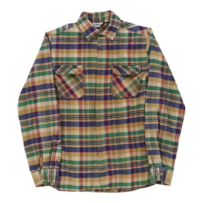 Age 8-10 H&M Checked Flannel Shirt - Medium Multicoloured Cotton
