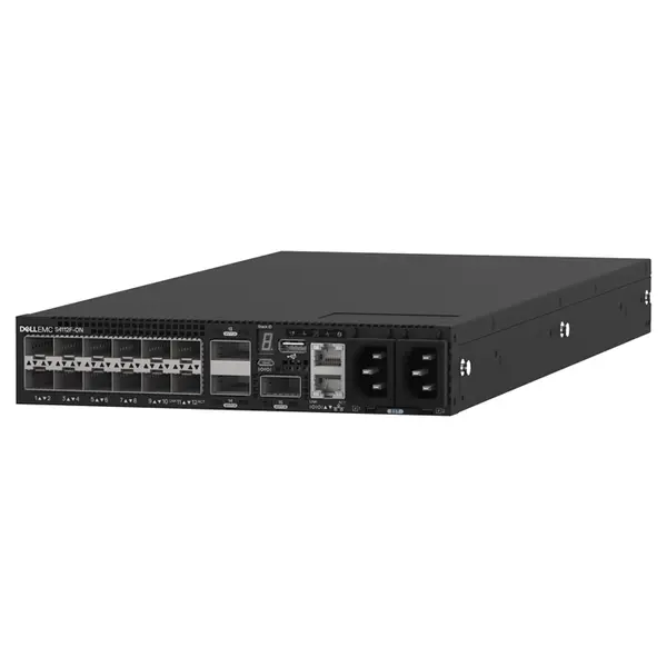 07DWY1 Dell PowerSwitch S4100-ON Series S4112F-ON 12 x 10GbE SFP+ and 3 x 100GbE QSFP28 Ports 2 x AC Fixed PSU and 3 x Fixed ...