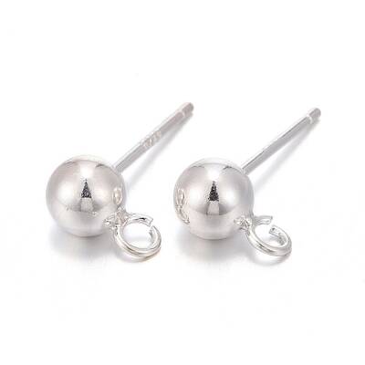 925 Sterling Silver Stud Earring Findings