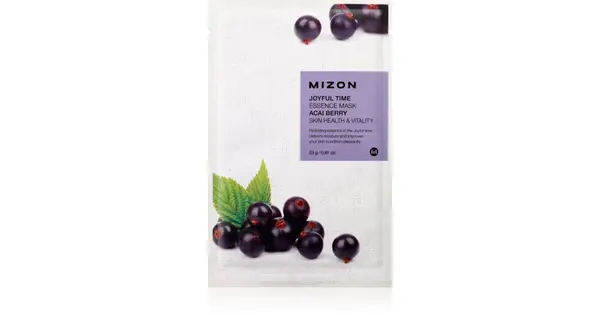 Mizon Joyful Time Acai Berry Sheet Mask for una Illuminated and vital skin 23 g