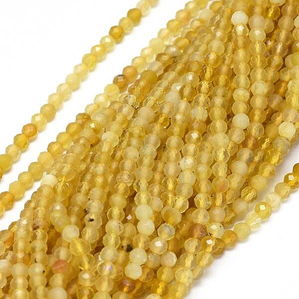 Natural Yellow Opal Beads Strands