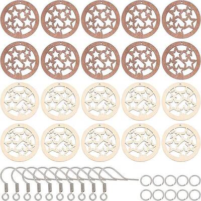 DIY Wooden Dangle Earring Making Kits