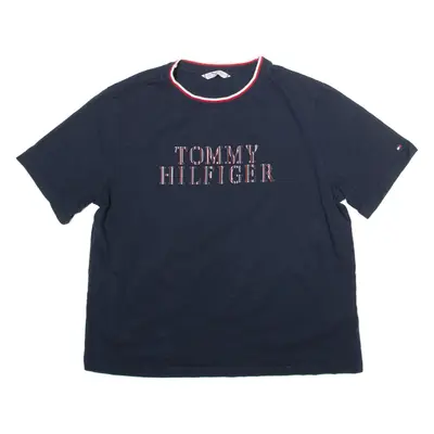 TOMMY HILFIGER Mens T-Shirt Blue M