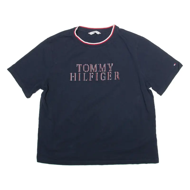 TOMMY HILFIGER Mens T-Shirt Blue M